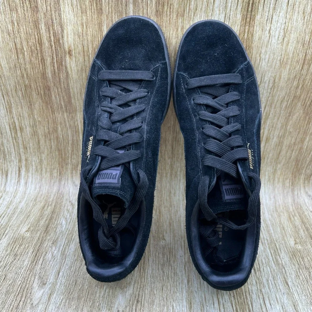Puma Suede Classic Sneakers Men's Size 10 Mono Iced Black Shoes 360231-04
